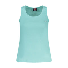 Norway 1963 Camiseta sin mangas Mujer Azul Bordado Logo