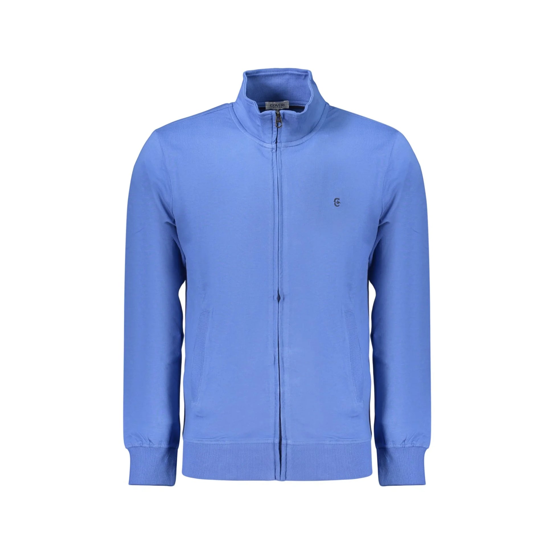 COVERI MOVING FELPA CON ZIP UOMO BLU