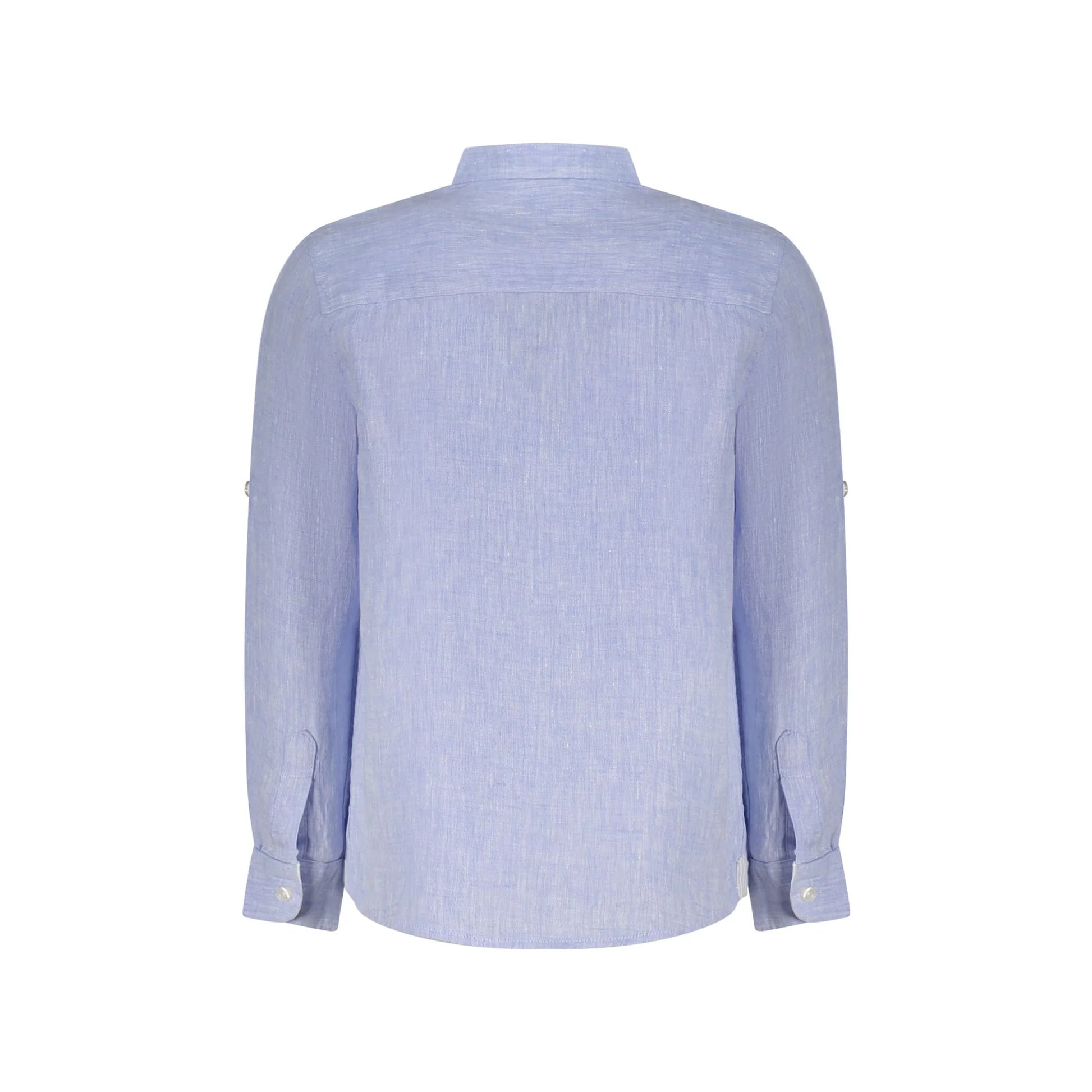 North Sails Camicia Maniche Lunghe Bambino Azzurra Ricamo Camicie azzurro - vista 2
