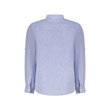 North Sails Camicia Maniche Lunghe Bambino Azzurra Ricamo Camicie azzurro - vista 2