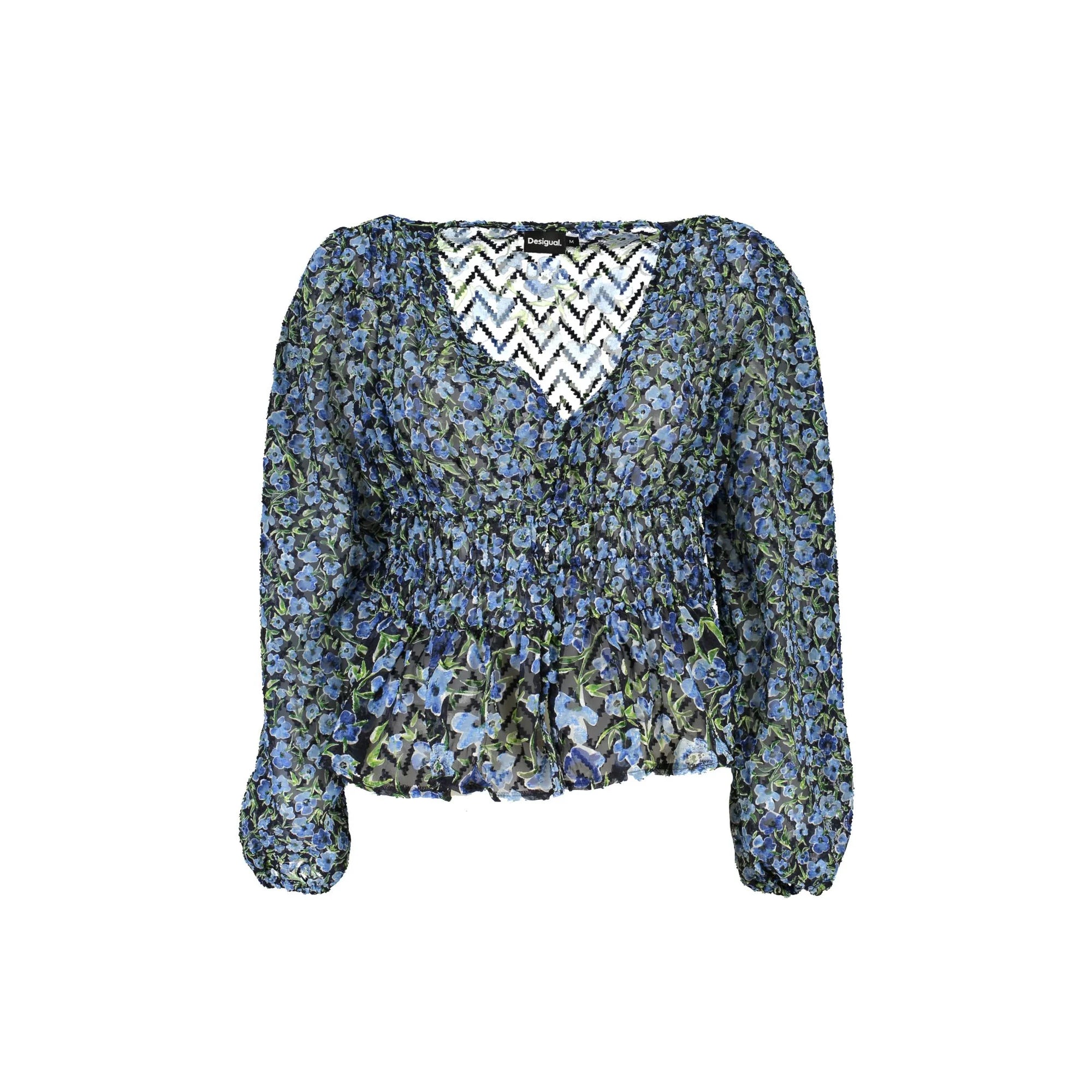 DESIGUAL MAGLIA DONNA BLU