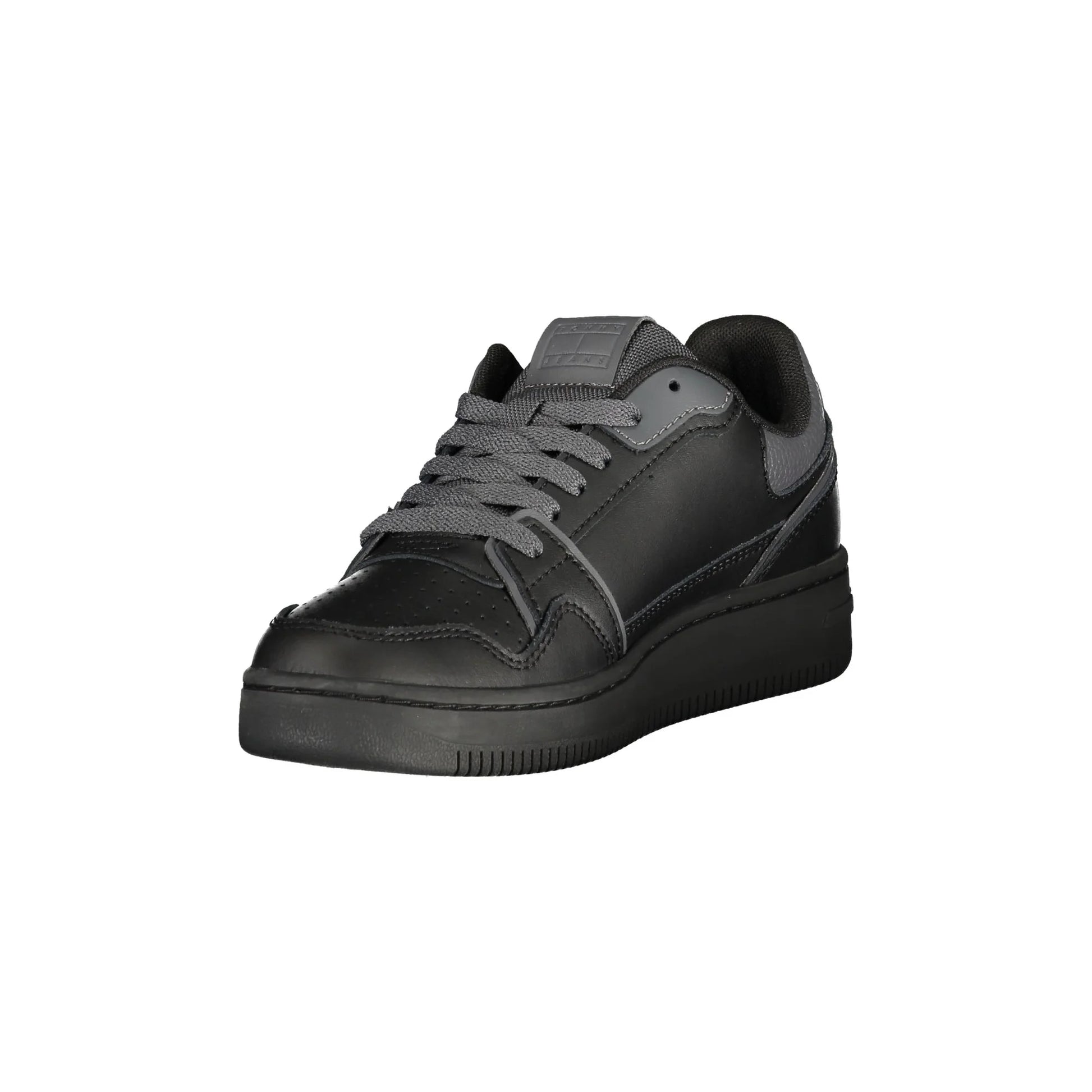 TOMMY HILFIGER Sneakers Donna Nere con Lacci e Dettagli Grigi nero - vista 3