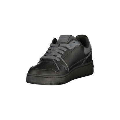 TOMMY HILFIGER Sneakers Donna Nere con Lacci e Dettagli Grigi nero - vista 3