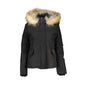Woolrich Giubbotto Maniche Lunghe Donna Nero Cappuccio con Pelo Removibile Giubbotti e Giacche - foto prodotto