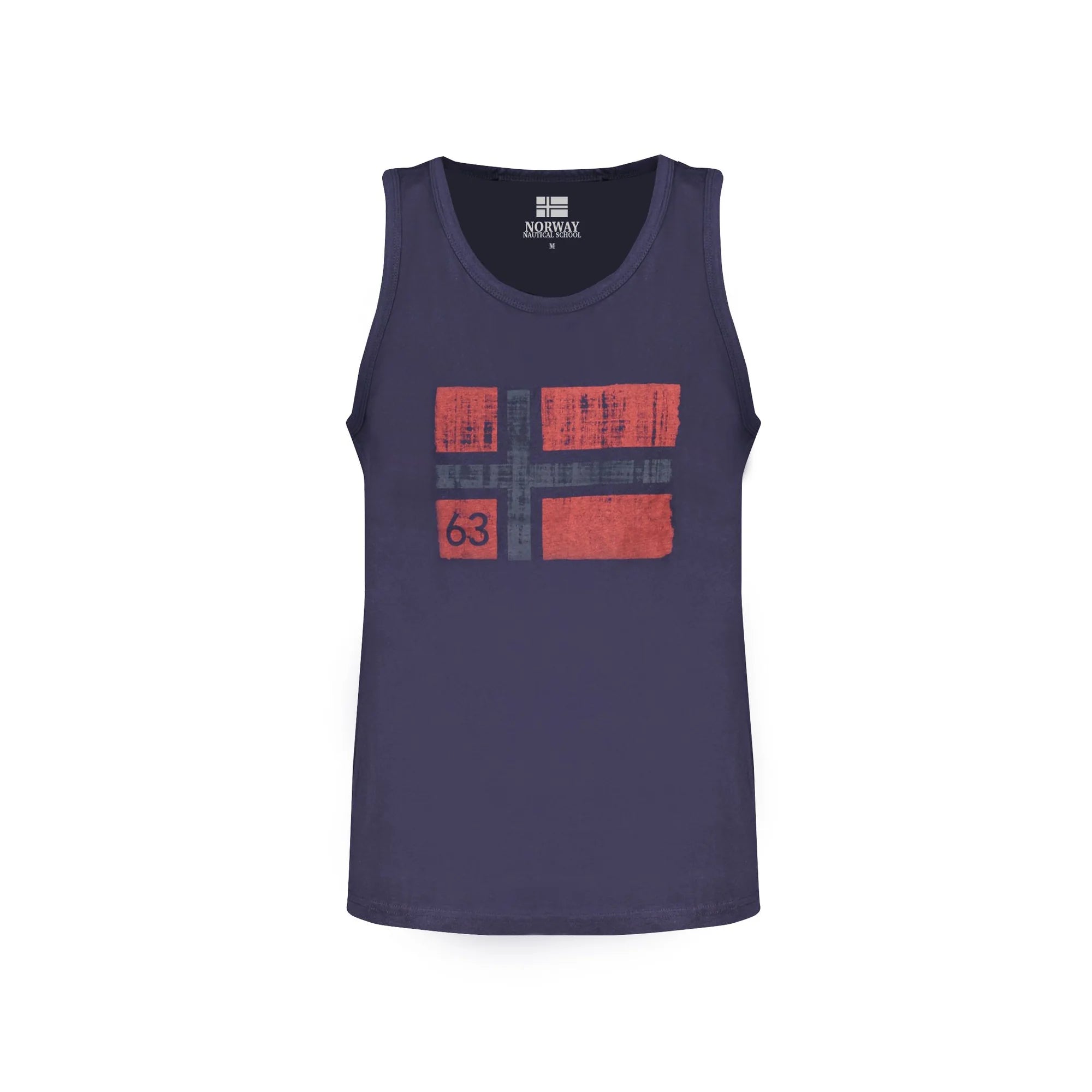 NORWAY 1963 CANOTTA UOMO BLU