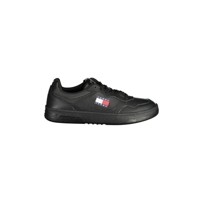 TOMMY HILFIGER Scarpe Sneakers Uomo Nere con Logo e Plantare Removibile Nero - foto prodotto
