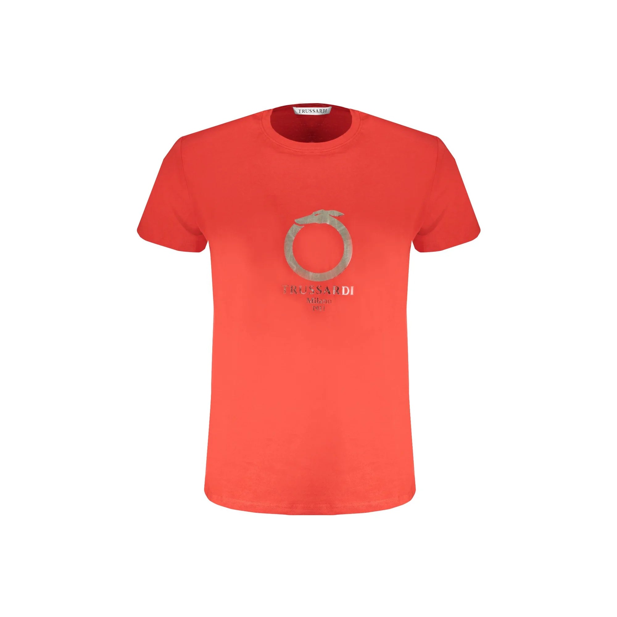 TRUSSARDI T-SHIRT MANICHE CORTE UOMO ROSSO