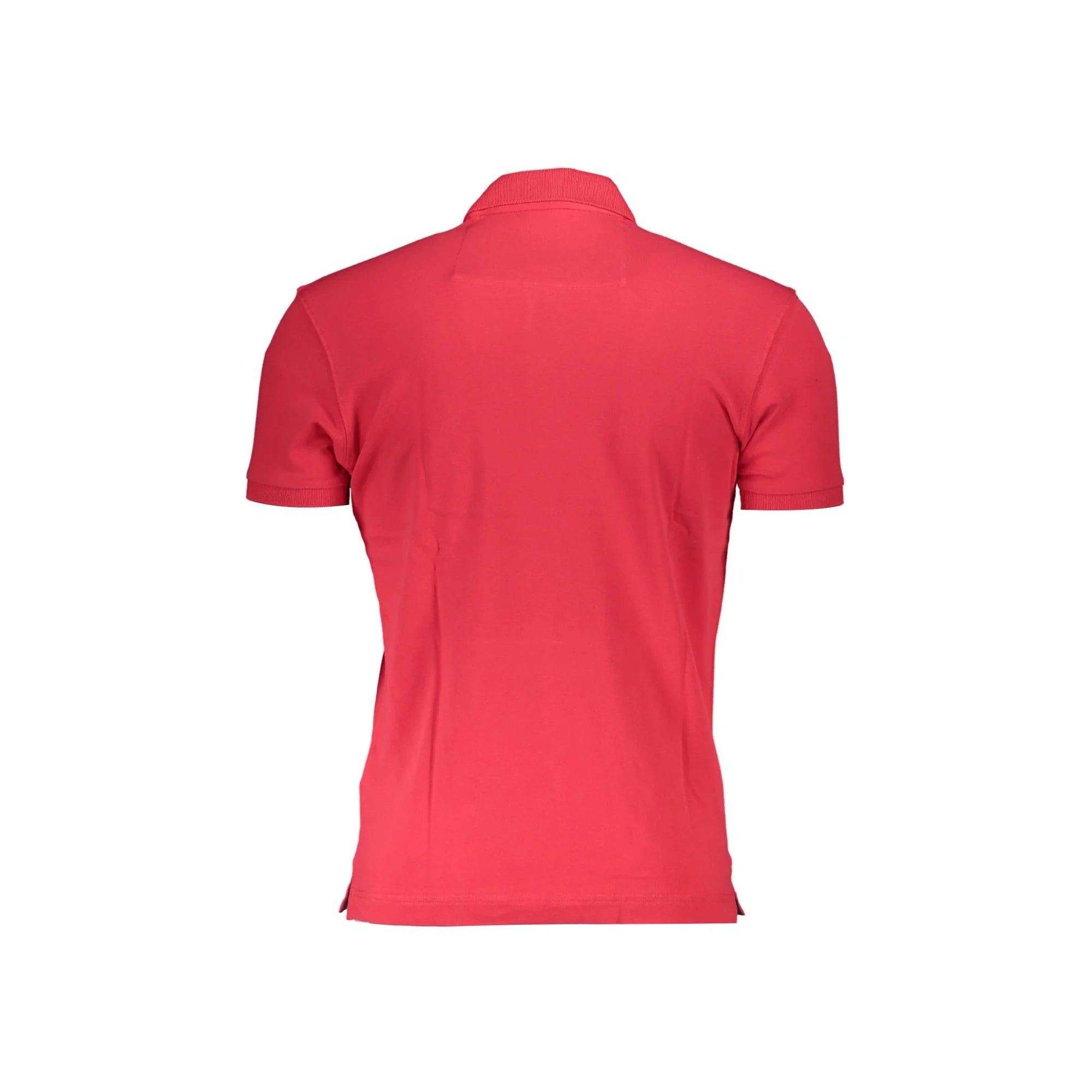 La Martina Polo Maniche Corte Uomo Rossa Ricamo rosso - vista 3