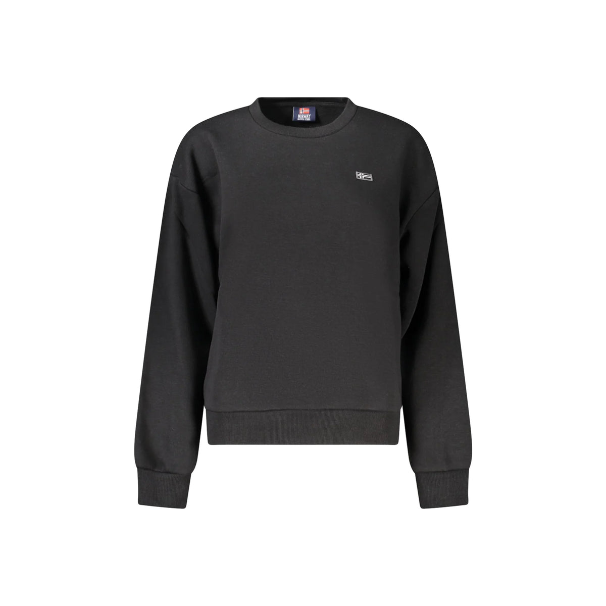 NORWAY 1963 FELPA SENZA ZIP DONNA NERO