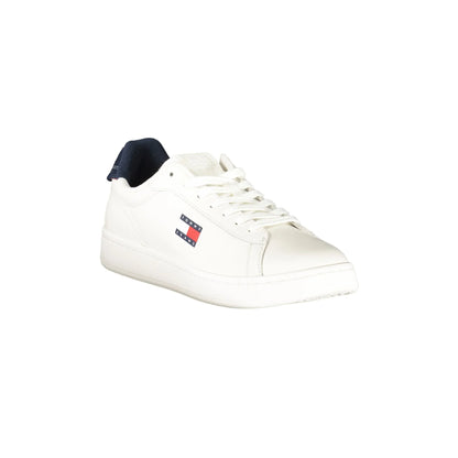 TOMMY HILFIGER Calzatura Sportiva Uomo Bianca con Lacci Sneakers bianco - vista 2