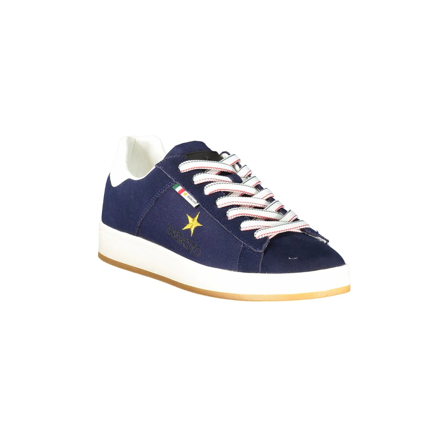 ESERCITO 1659 Scarpe Sneakers Uomo Blu con Dettagli a Contrasto - vista 2