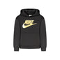 Nike Felpa Maniche Lunghe Unisex Nera Stampa Felpe Nero - foto prodotto