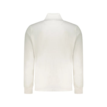 North Sails Felpa Uomo Bianca Zip Garzata Tasche Logo Felpe bianco - vista 2