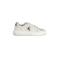 CALVIN KLEIN Scarpe Sportive Donna Bianche con Dettagli a Contrasto Sneakers Bianco - foto prodotto