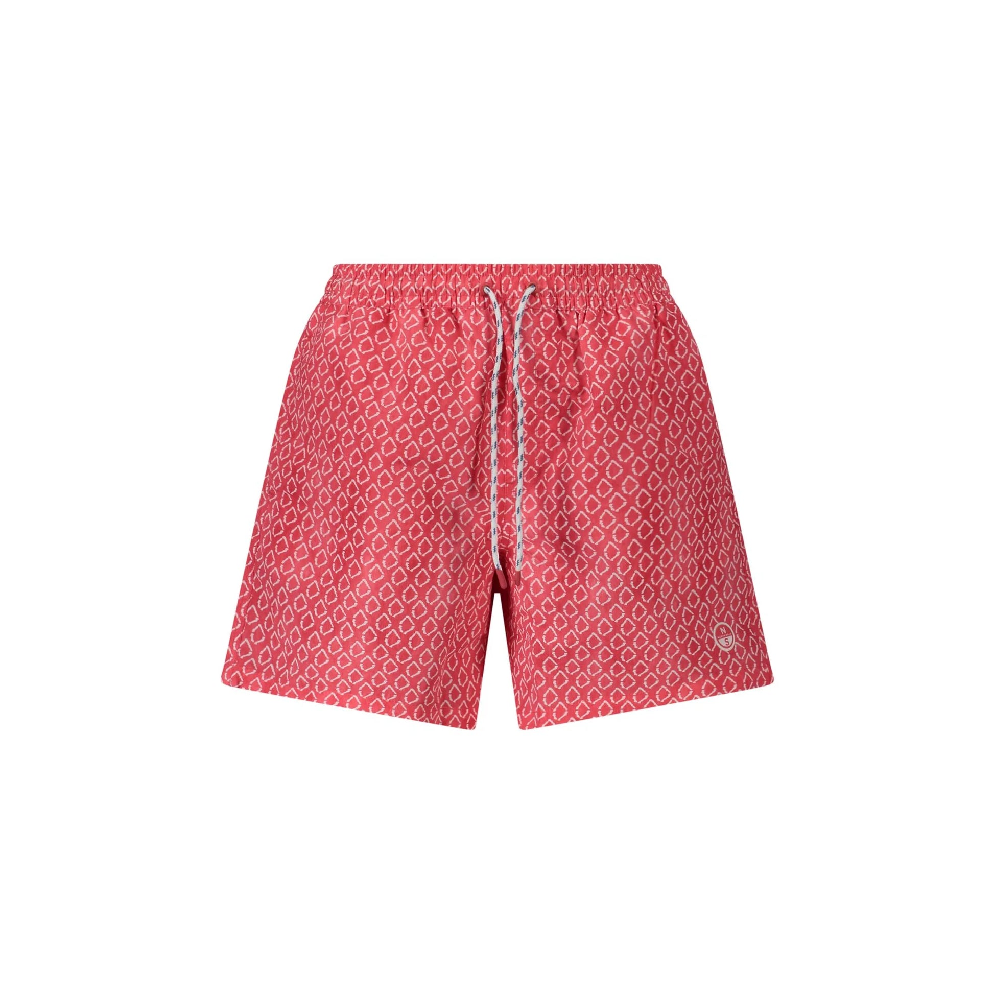 North Sails Costume da Mare Uomo Rosso Logo - foto prodotto