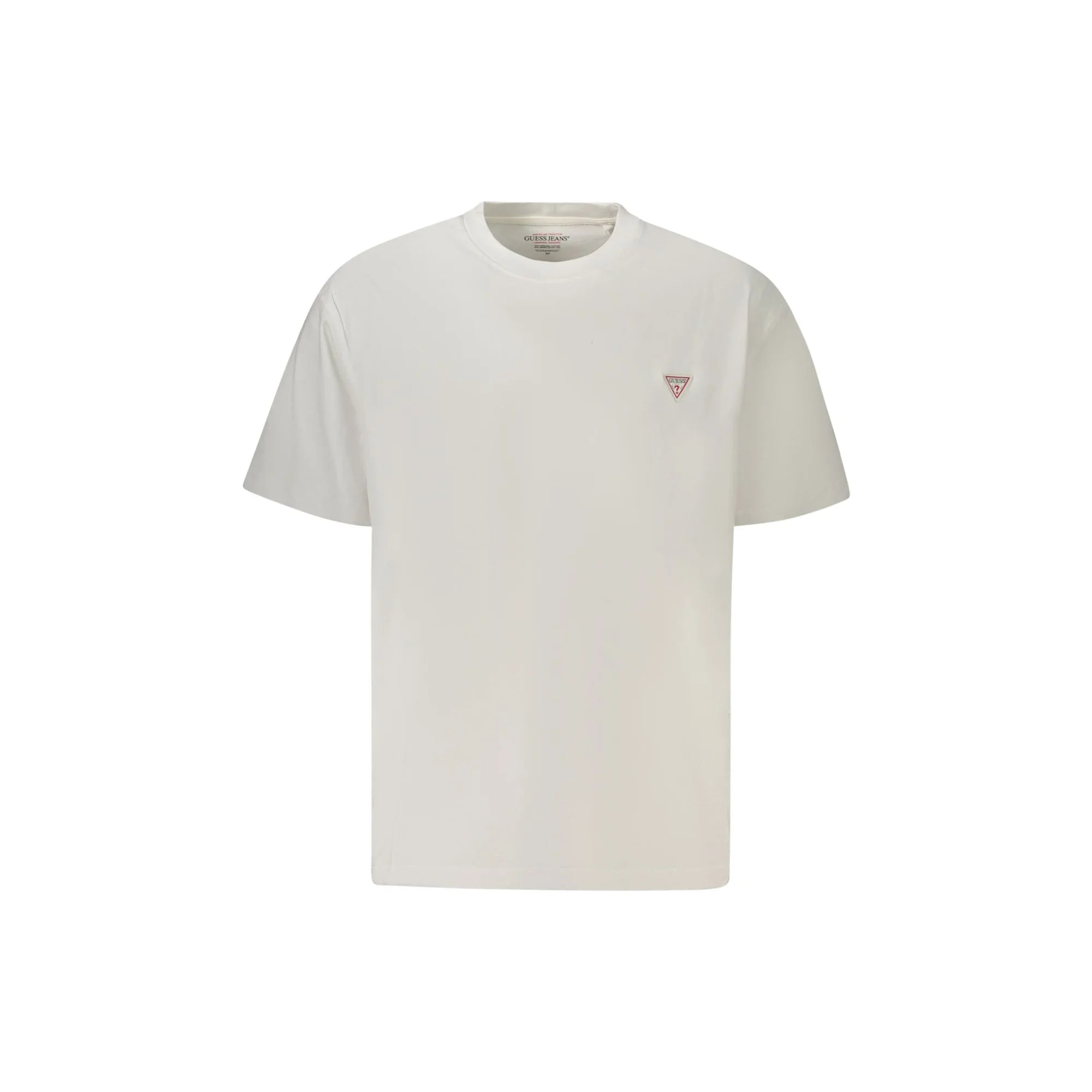 GUESS JEANS T-SHIRT MANICHE CORTE UOMO BIANCO