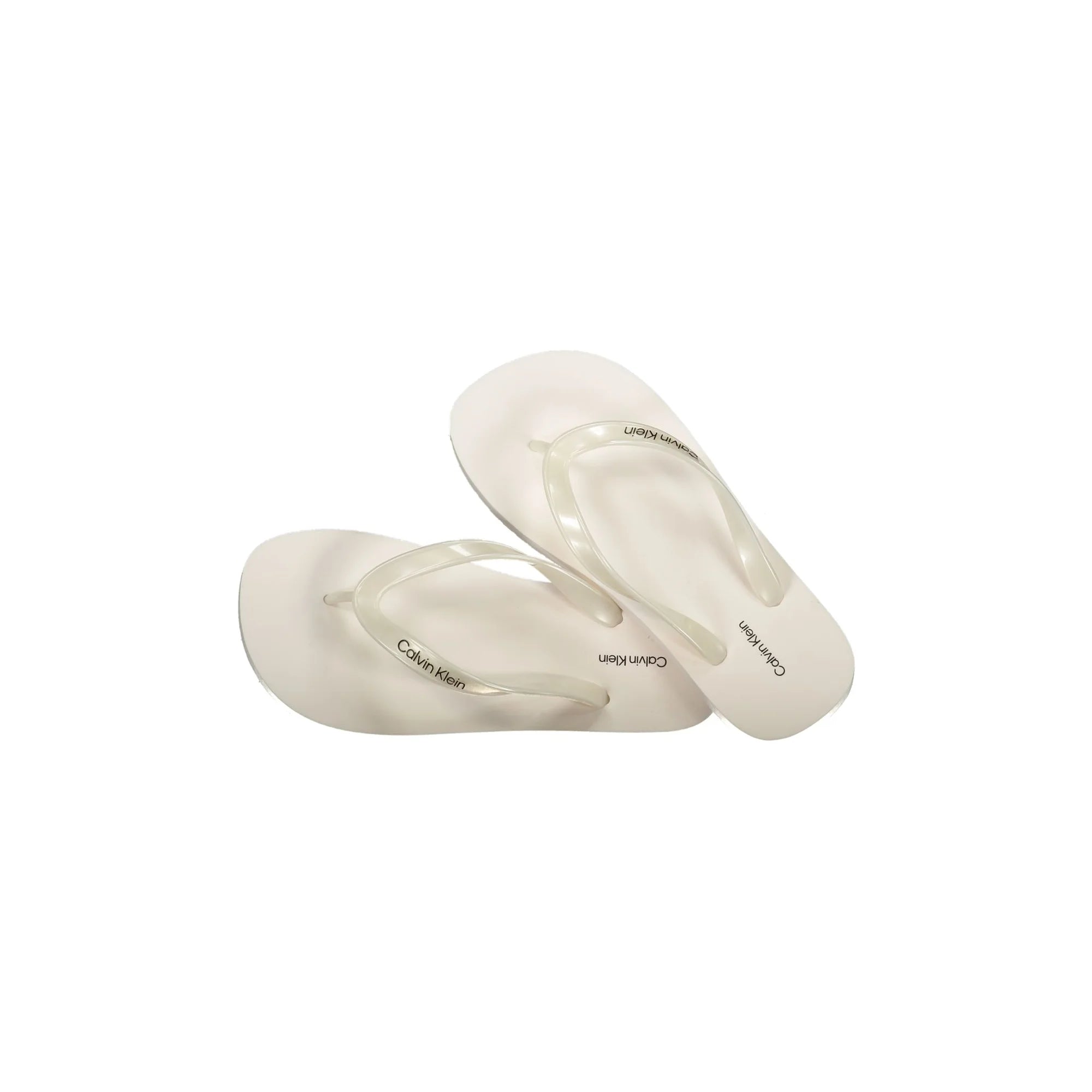 CALVIN KLEIN CALZATURA CIABATTA DONNA BIANCO