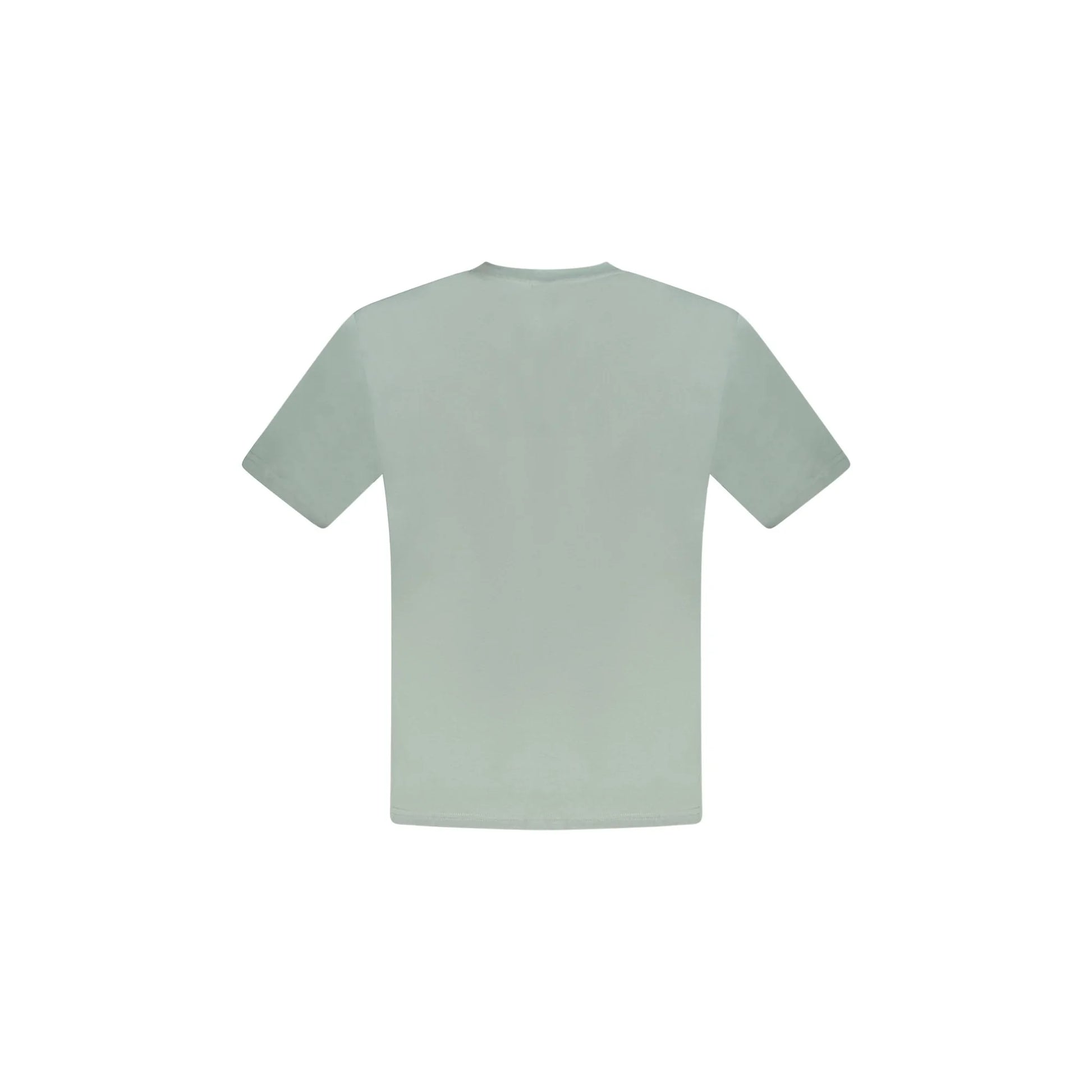 North Sails T-Shirt Maniche Corte Uomo Verde Stampa Logo - vista 2