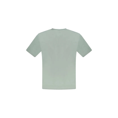 North Sails T-Shirt Maniche Corte Uomo Verde Stampa Logo - vista 2