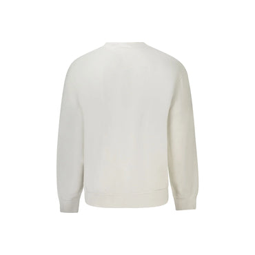 Calvin Klein Felpa Maniche Lunghe Uomo Bianca Logo Felpe bianco - vista 2