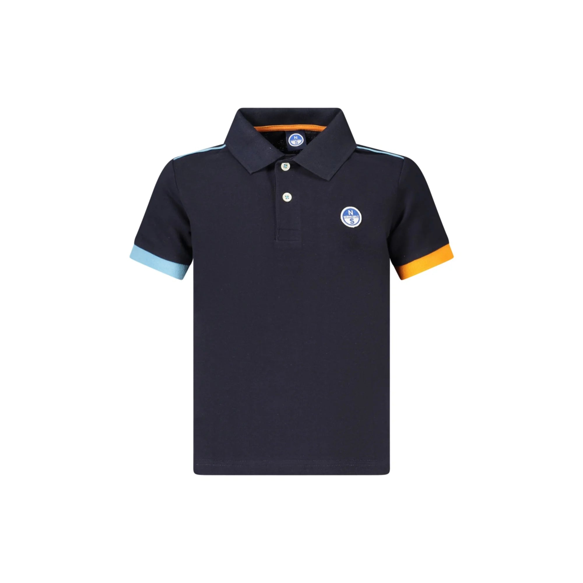NORTH SAILS POLO MANICHE CORTE BAMBINO BLU