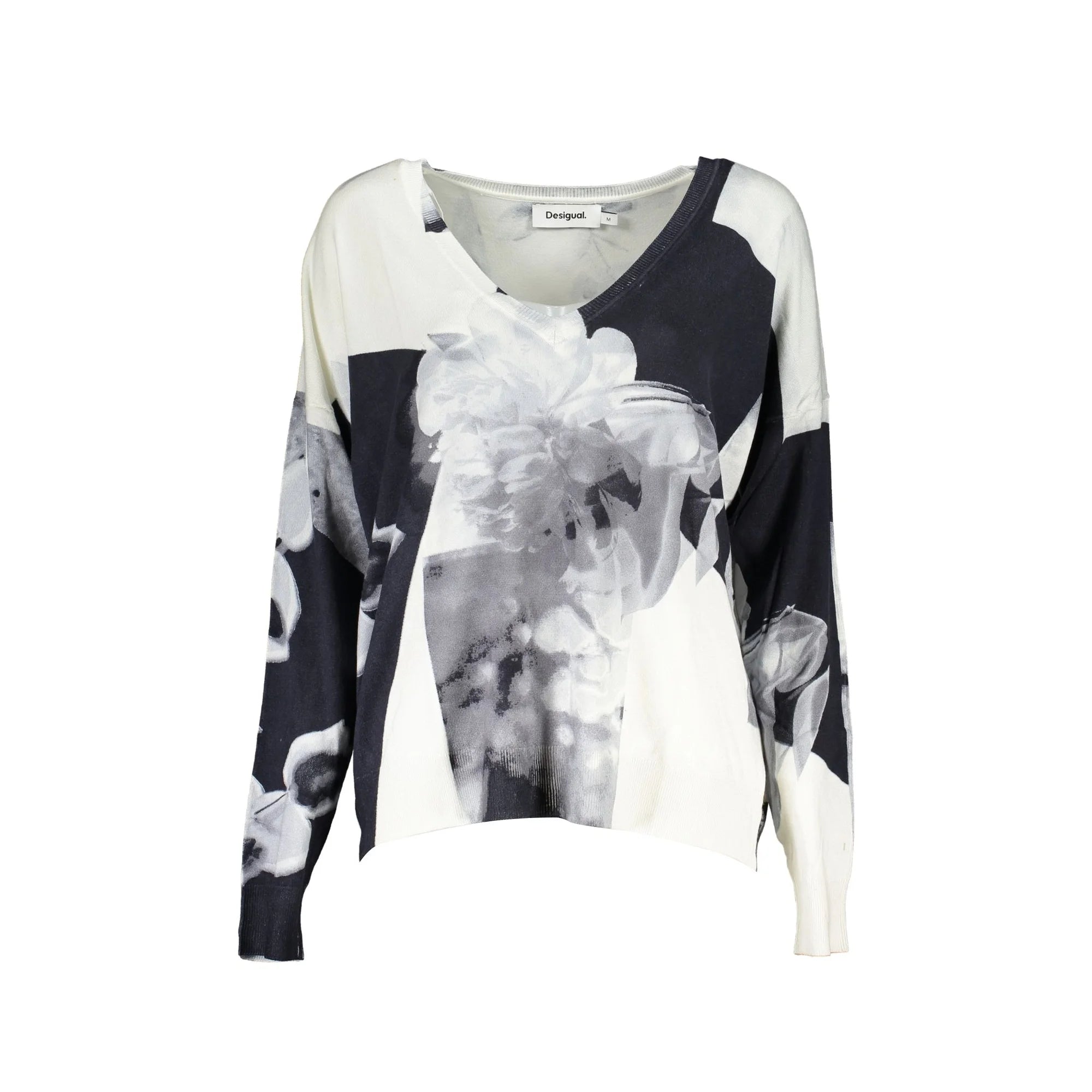 DESIGUAL MAGLIA DONNA BIANCO