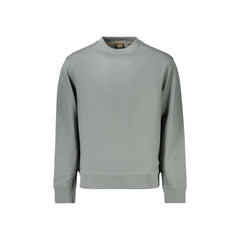 Boss Felpa Maniche Lunghe Uomo Verde Stampa Logo