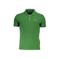 La Martina Polo Maniche Corte Uomo Verde Ricamo