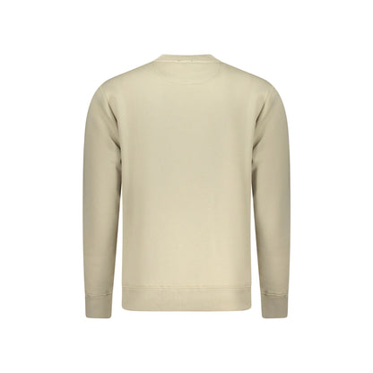Coveri Moving Felpa Maniche Lunghe Uomo Beige Ricamo Felpe - vista 2