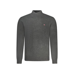 Norway 1963 Maglia Uomo Grigia Ricamo