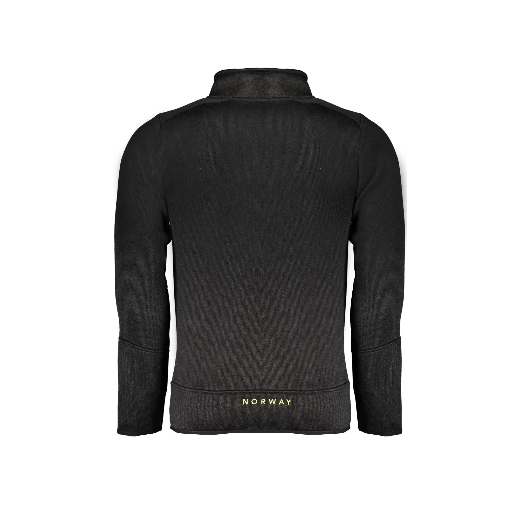 NORWAY 1963 FELPA CON ZIP UOMO NERO