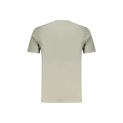 Boss T-Shirt Maniche Corte Uomo Verde Ricamo - vista 2