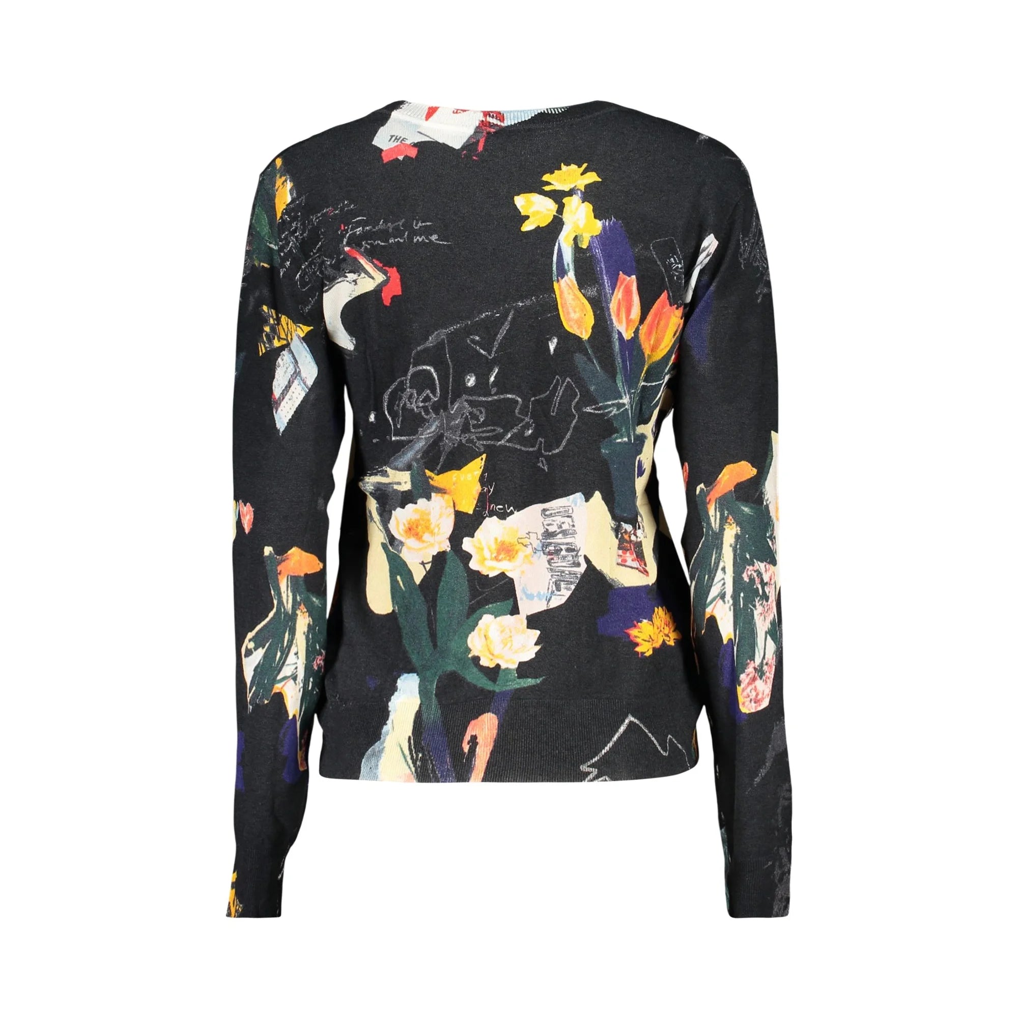 DESIGUAL MAGLIA DONNA NERO