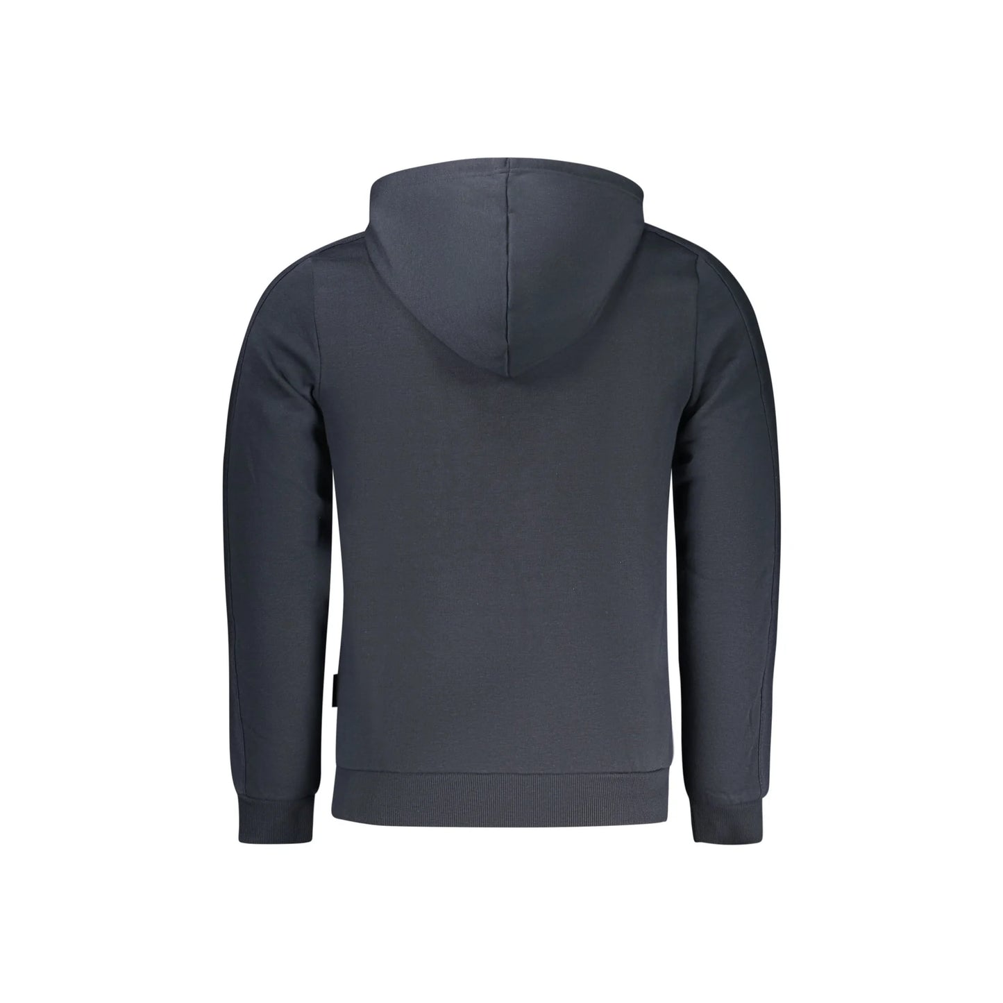 U.S. Grand Felpa Uomo Blu con Cappuccio Zip Felpata Tasche Logo Felpe - vista 2