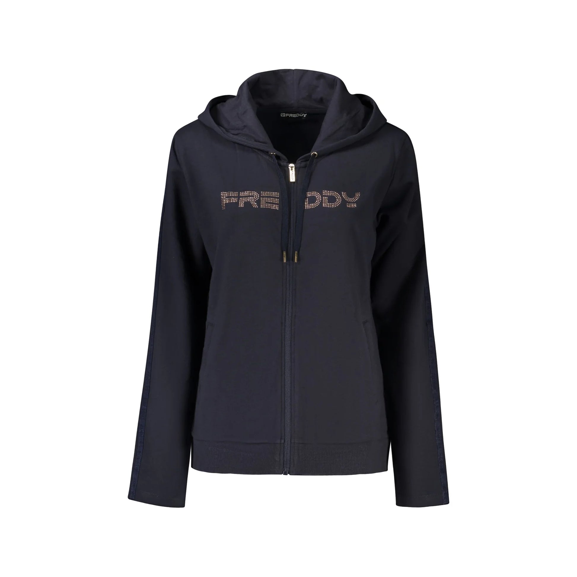 Freddy Felpa Maniche Lunghe Donna Blu Zip Felpe - foto prodotto