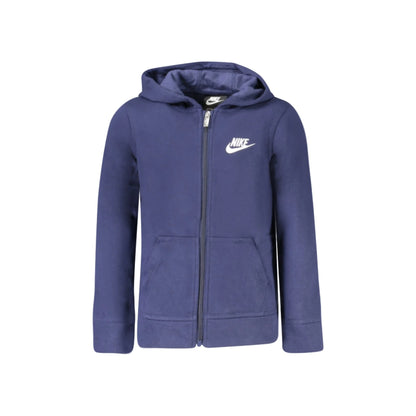 Nike Felpa Maniche Lunghe Unisex Blu Zip Ricamo Felpe - foto prodotto
