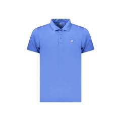 Lotto Polo Maneci Scurte Bărbați Albastru Print Logo
