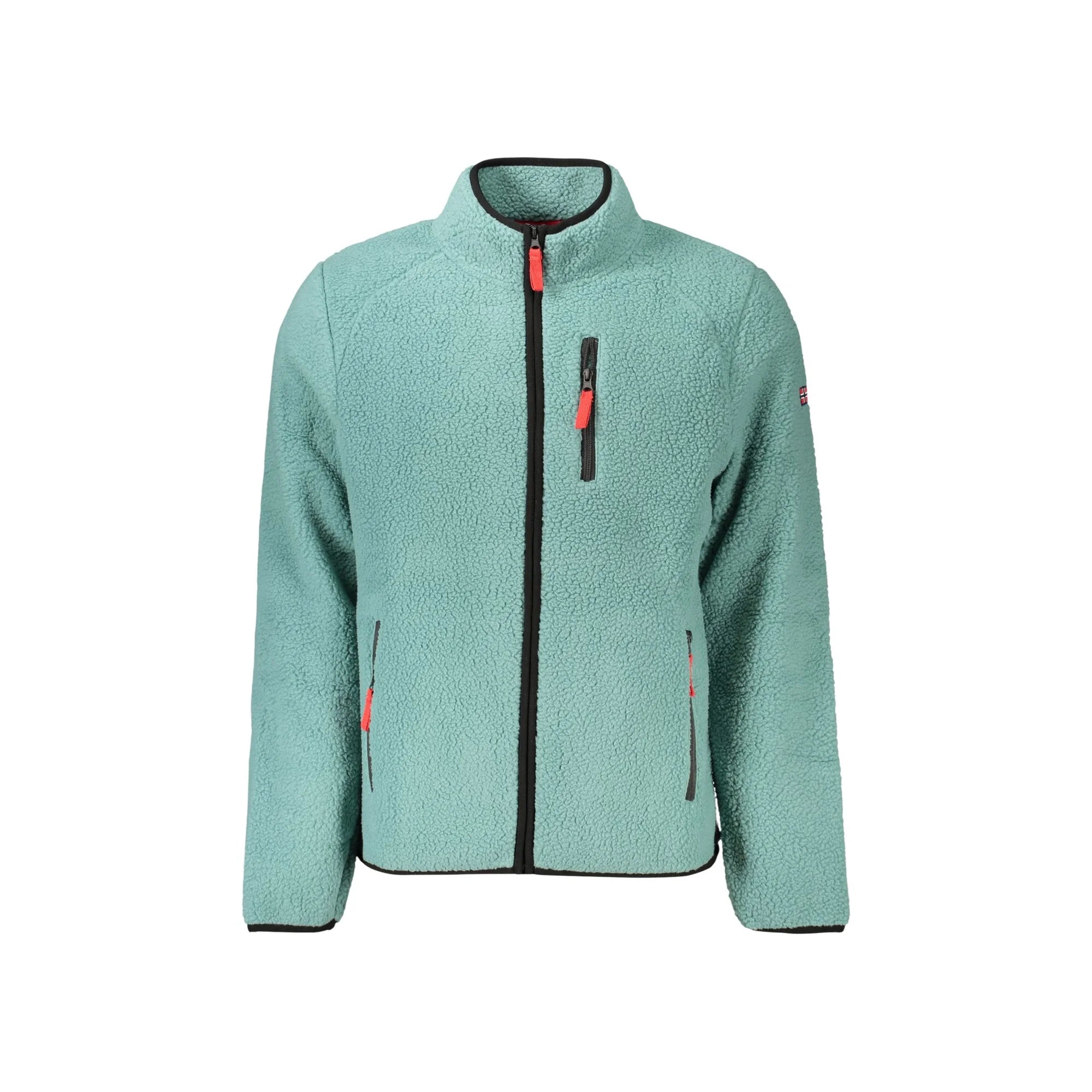 NORWAY 1963 FELPA CON ZIP UOMO VERDE