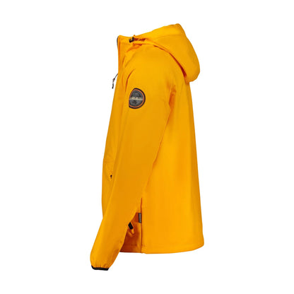 Napapijri Giacca Sportiva Uomo Arancione con Cappuccio Giubbotti e Giacche - vista 3