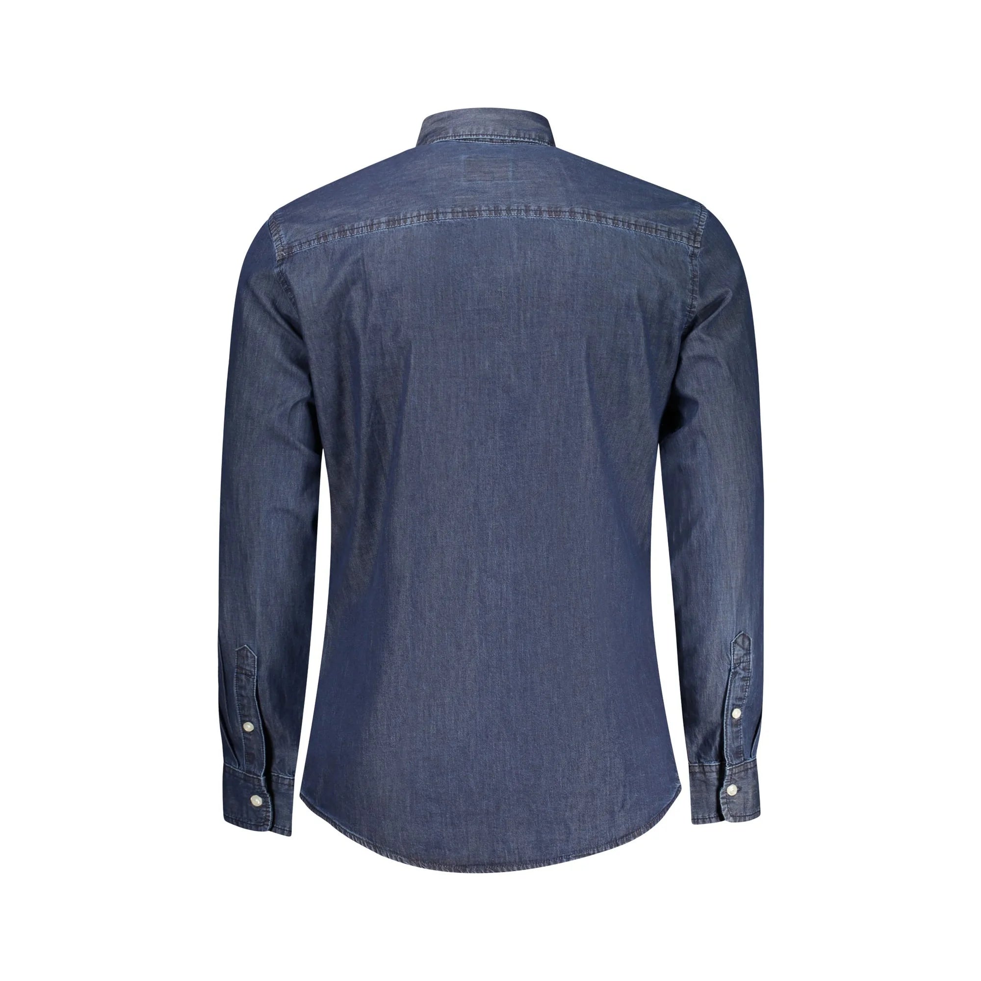 PEPE JEANS CAMICIA MANICHE LUNGHE UOMO BLU