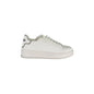 GAELLE PARIS Scarpe Sneakers Uomo Bianche con Dettagli a Contrasto Bianco - foto prodotto