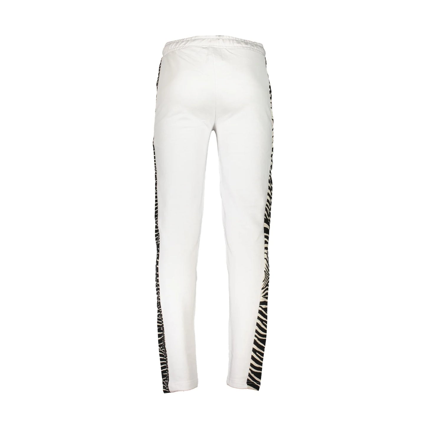 Cavalli Class Pantaloni Uomo Bianco Stampa Logo - vista 2