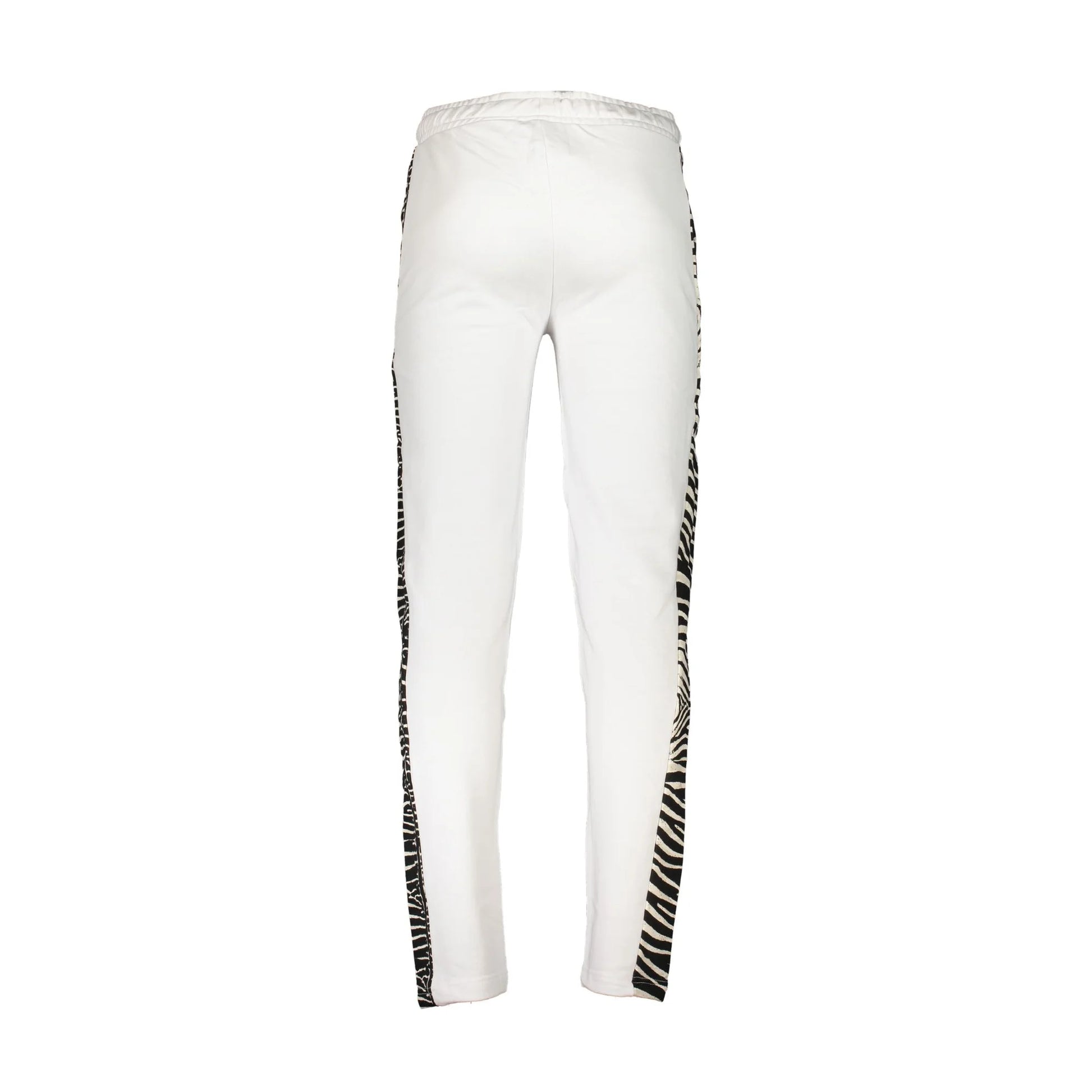 Cavalli Class Pantaloni Uomo Bianco Stampa Logo - vista 2