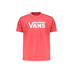 Vans T-Shirt Μανίκια Κοντά Ανδρική Κόκκινη Εκτύπωση Λογότυπο