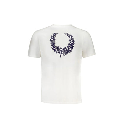 Gian Marco Venturi T-Shirt Maniche Corte Uomo Bianca Stampa bianco - vista 2