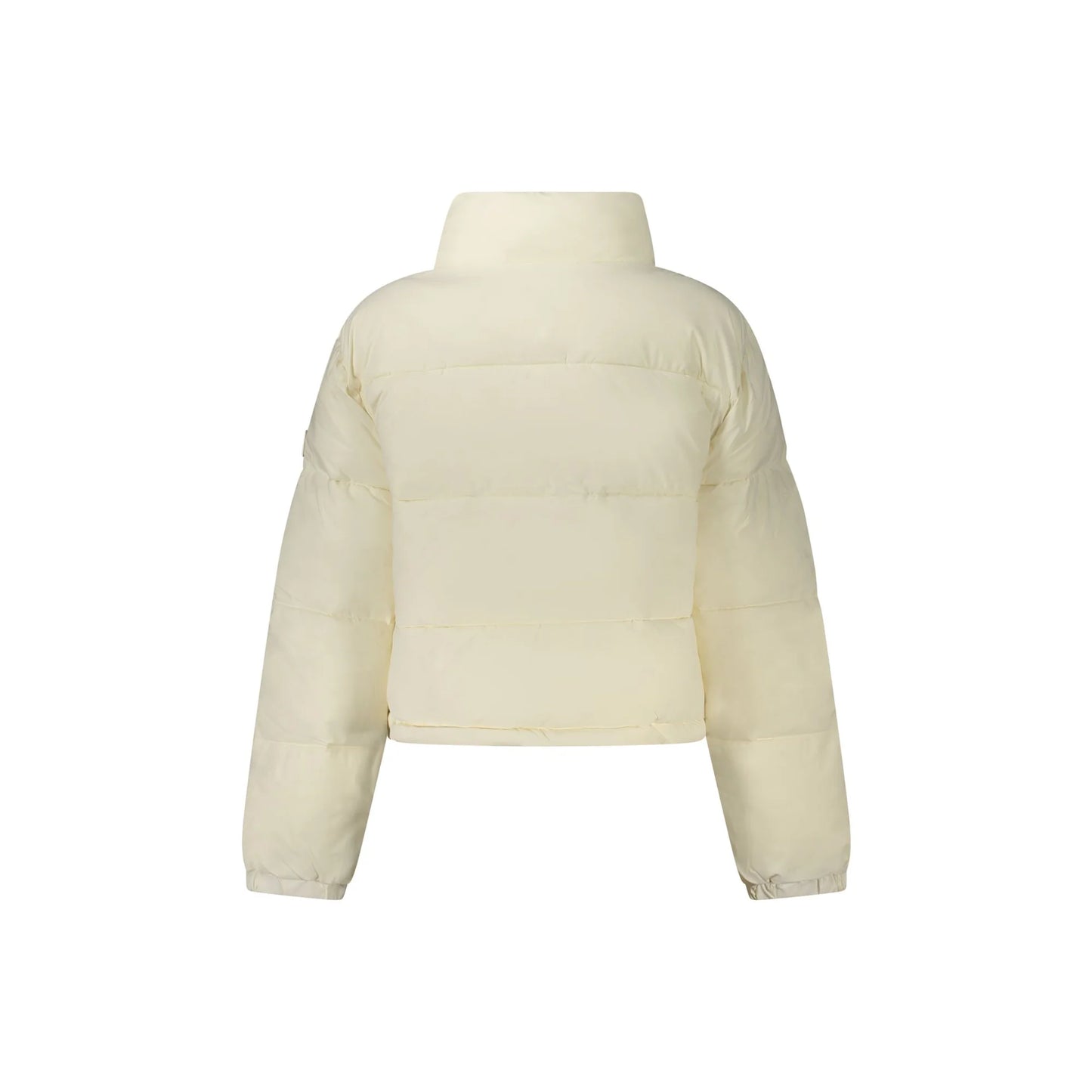 Guess Jeans Giubbotto Maniche Lunghe Donna Bianche Zip Giubbotti e Giacche bianco - vista 2