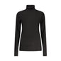Norway 1963 Maglione Donna Nero Dolcevita Maniche Lunghe Logo Maglie - foto prodotto