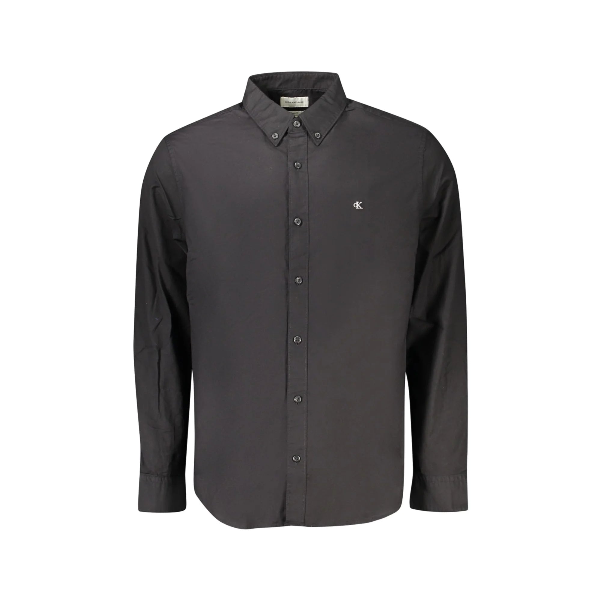 CALVIN KLEIN CAMICIA MANICHE LUNGHE UOMO NERO