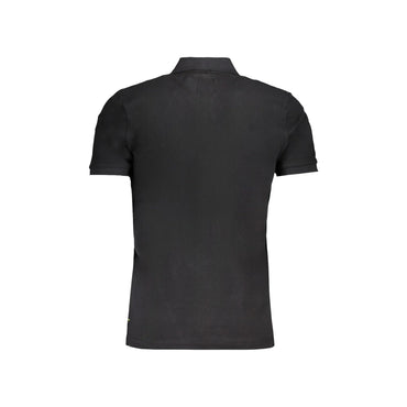 Gian Marco Venturi Polo Maniche Corte Uomo Nera Ricamo nero - vista 2