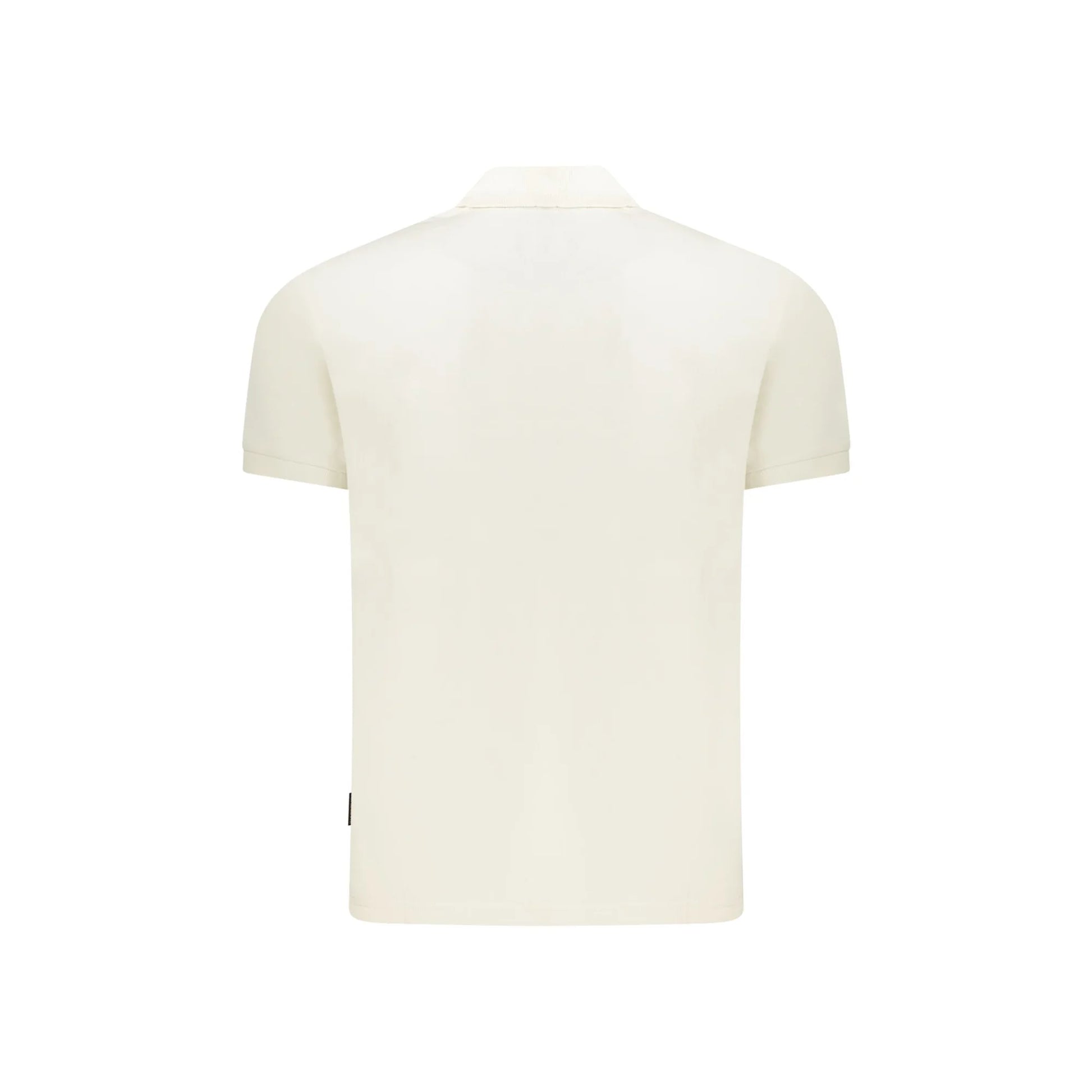 Napapijri Polo Maniche Corte Uomo Bianca Stampa Logo bianco - vista 2